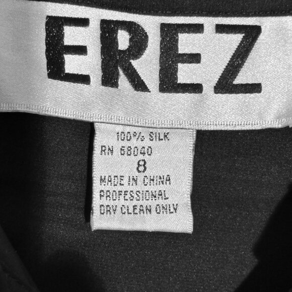 15.	Western-style dressy black silk and beaded real leather appliqued shirt - Picture 3 of 5